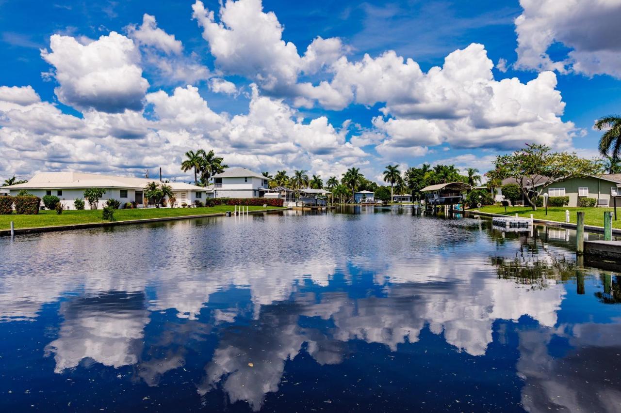 New! Dock Canal Family Home W/Pool & Gulf Access! North Fort Myers Dış mekan fotoğraf