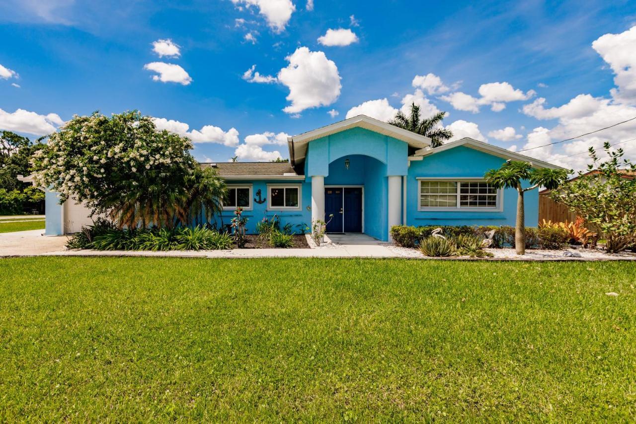 New! Dock Canal Family Home W/Pool & Gulf Access! North Fort Myers Dış mekan fotoğraf